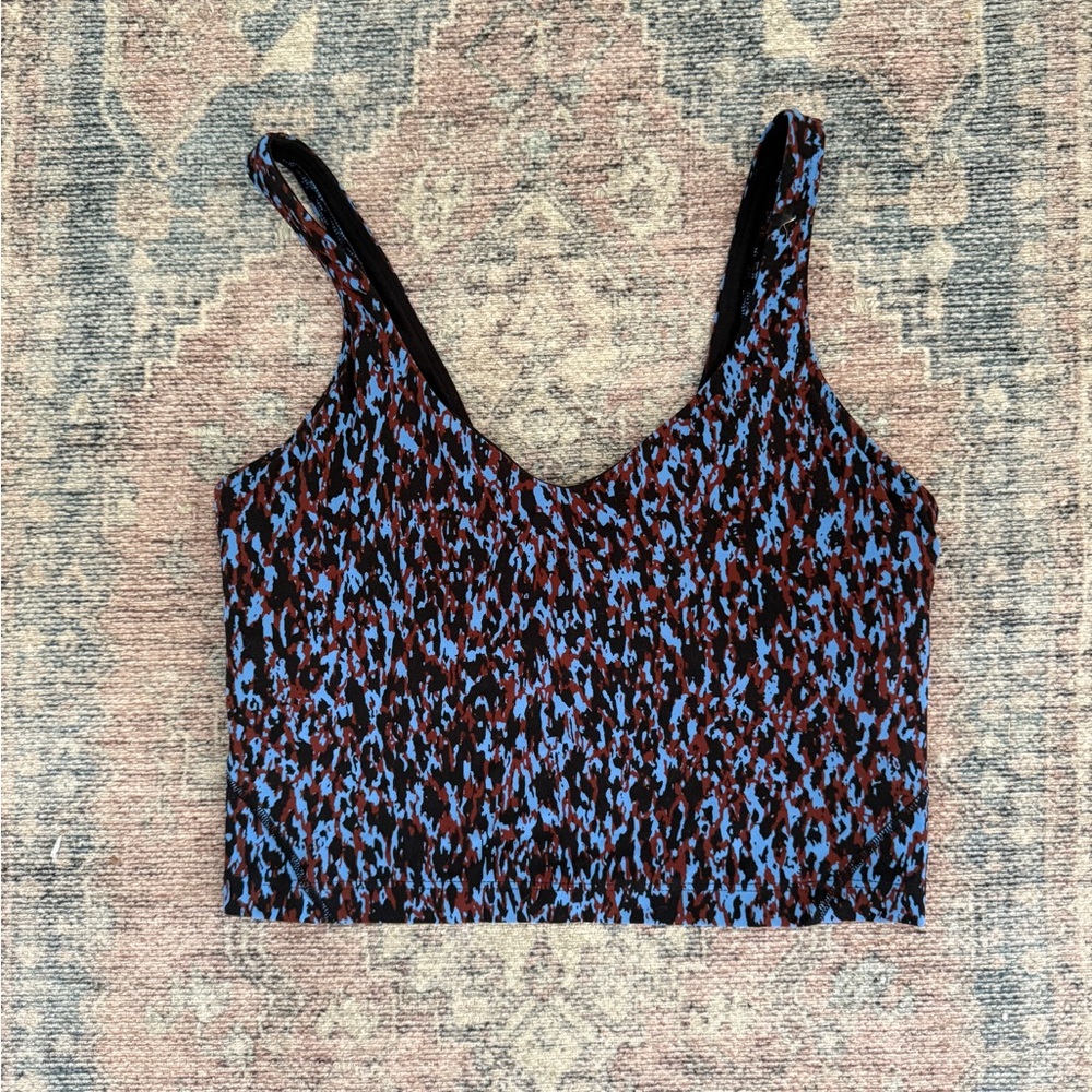 Lululemon Athletica Patterned  Crop Top